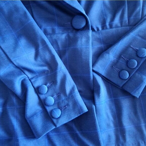 Cabi plaid one button front windowpane blazer - Picture 16 of 16